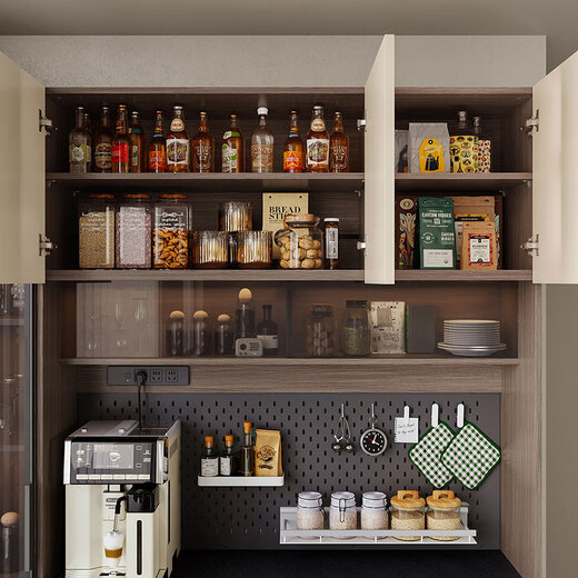 Lin's Home Italian minimalist sideboard storage cabinet integrated wall cabinet wine cabinet living room restaurant cupboard storage tableware TV1T