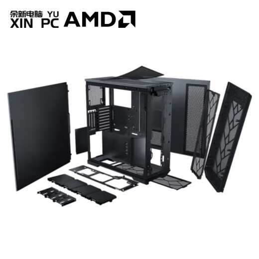 Yuxin Computer Yuxin AMD EPYC Xiaolong 7763/7542/7V12 Single-channel Four-card RTX4090 Workstation Simulation and Computing Series Processors 7371 16-core 32 threads/128G memory/1T solid state RTX5880 Ada 48G graphics card
