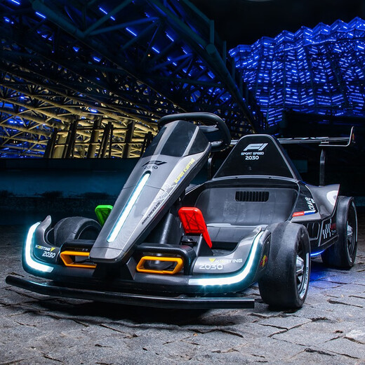 
American captain children's electric vehicle drift kart can be used as adults, boys, girls, babies, children four-wheeled birthday gifts. Painted gray: 24v battery + drift + length adjustment