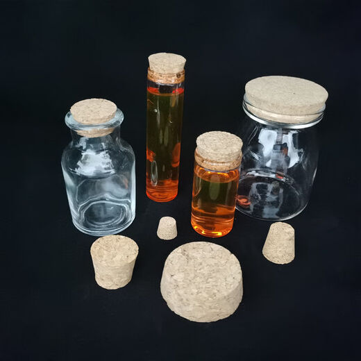 Oak stopper glass bottle stopper cork stopper tapered cork bottle stopper bottle cap wine stopper lid wine jar stopper wooden red wine wine cork universal stopper wishing bottle glass bottle 5 pcs 36*31*20