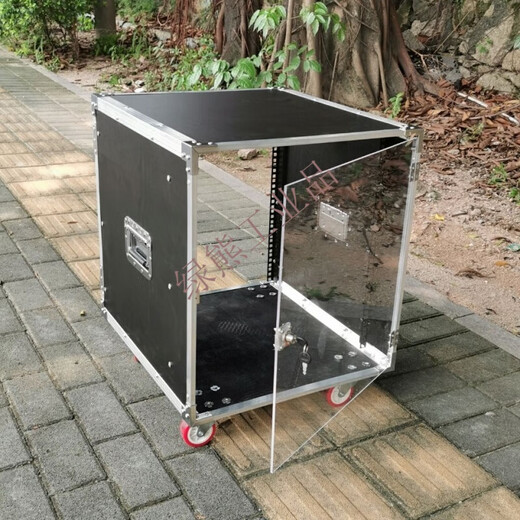12U amplifier cabinet speaker 6U mixer 8U simple switching cabinet 16U customized server flight case 16U cabinet (front transparent door)