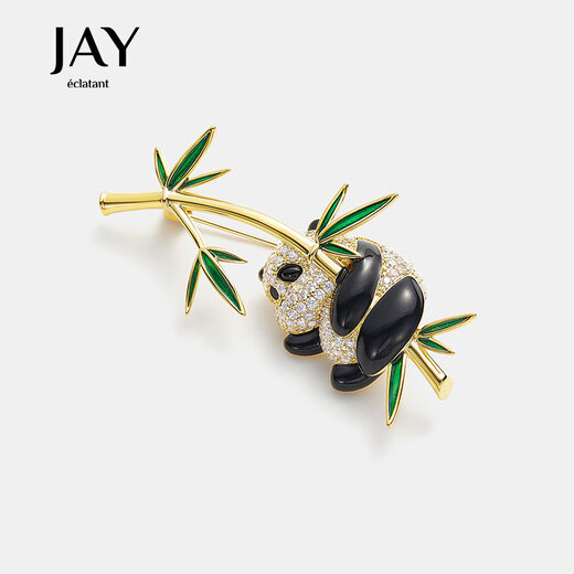 Jay Panda Brooch Women's Clothing Accessories Suit Lapel Pin Birthday Gift for Elder Mothers and Mother-in-law