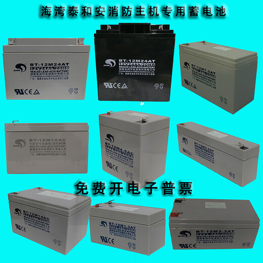 Gulf fire alarm host battery gas fire alarm controller backup battery BT-12M4 points 0AC12V4AH