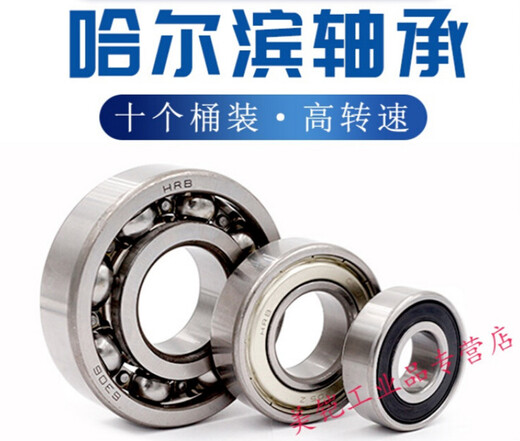 Suitable for Bearings 6200 6201 6202 6203 6204 6205 6206 6207-2R HRB-6201-2Z Iron Cover Sealing Ten Pack