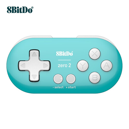 8BitDo Zero2 Mini Game Controller Anki Shortcut Key Tool Drawing Shortcut Key Assistant Wireless Mobile Phone Switch Game Console Steam Peacock Blue