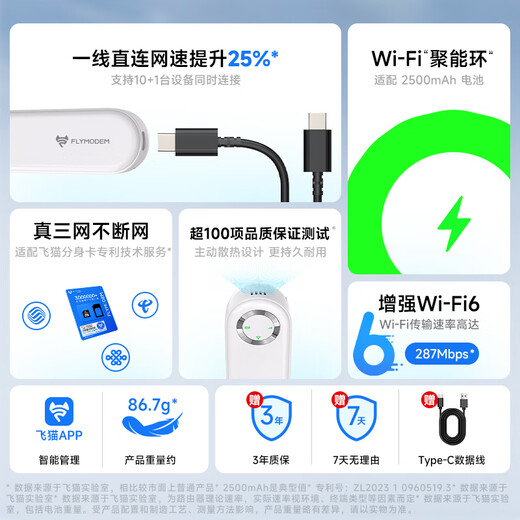 Feimao M1 móvil sin tarjeta portátil wifi6 triple red hotspot portátil 4g enrutador coche punto de acceso inalámbrico acceso a Internet bandeja para tarjetas portátil Internet tesoro 2024 nuevo modelo