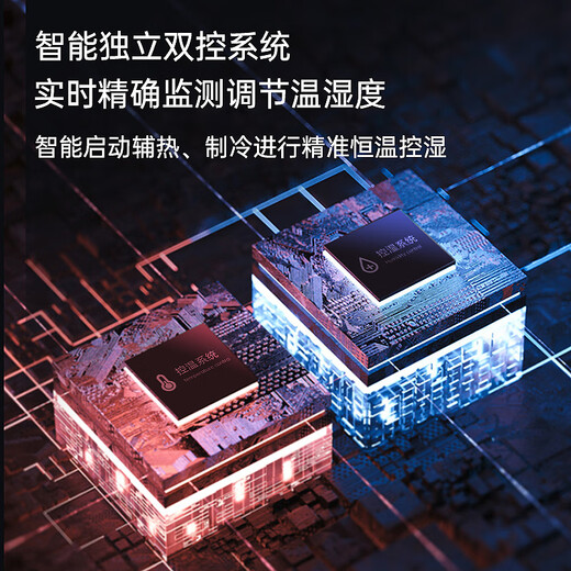 Qiekeqieke red wine cabinet, cigar cabinet, tea cabinet, multi-function double DIY combination double door, double compressor, double control, home and commercial 28 combination cabinet A, red wine direct cooling + cigar air cooling 1 naked storage 176L