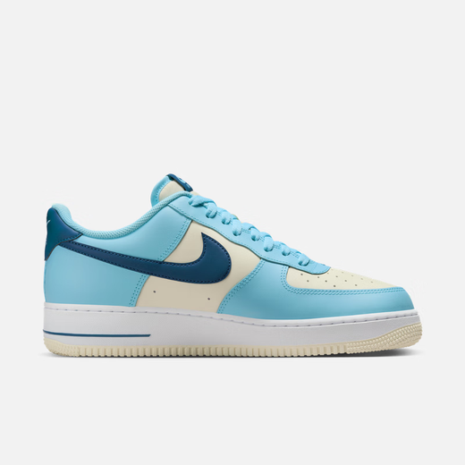 Nike (NIKE) AIR FORCE 1 /apos;07 Men's Air Force One Sports Shoes HF4837 7 Water Bottle Blue/Ting Blue/35.5