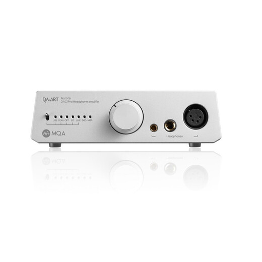 Da-art Yulong Aurora audio decoder DAC balanced interface Bluetooth headphone amplifier decoding preamp all-in-one machine 4.4 balanced XLR dual output silver Bluetooth version