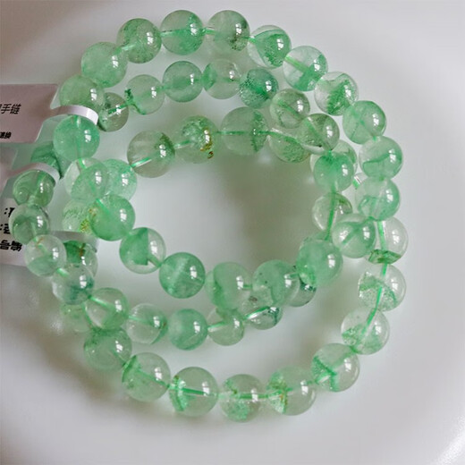 Feiyu natürliches grünes geisterarmband grün pyramid Cornucopia mintgrün One Dings ein Bild High He6627