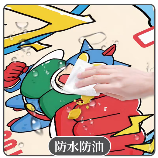CLCEY long mouse pad crayon Shin-shirt super large computer desk pad high-value keyboard pads dirt-resistant and washable students ZZ-2694/Shin Shin-shirt 57cm*33cm thick 2mm