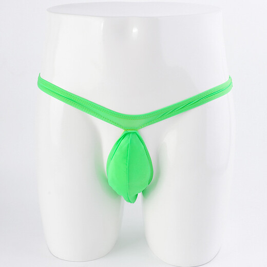 Yiyue (Yiyue) Herrenunterwäsche pervertierte Männer Eis Seiden-Tanga Trendy Herren sexy u-konvex große Tasche Sommer niedrige Taille atmungsaktiv