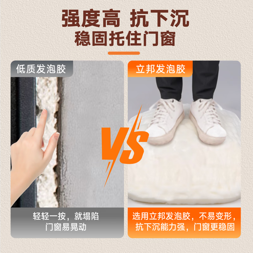 Nippon foam glue fast-curing caulking agent polyurethane door and window air conditioning filled foam glue seal noise reduction 900g