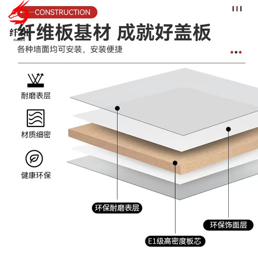 Shantoulin Village Anti-escaladero Mahjong Board de escritorio Cubierta de madera Mahjong Tapa de cubierta Mesa de comedor hogar