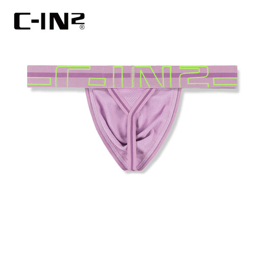 C-in2 Été Nouveau string masculin Rayon respirant petit maillage U CONVEX Light et basse taille single string 3202rt lavender 679-1 l adapté à 2 pieds 6-2 pieds 7 taille (34-36 tailles)