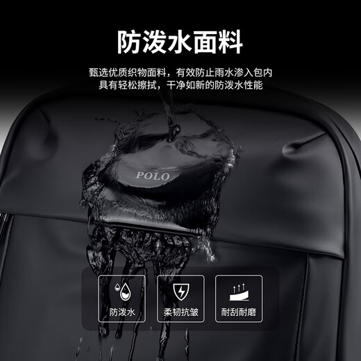 Рюкзак ПОЛО, мужской дорожный рюкзак, студенческая школьная сумка, мужская сумка для компьютера 15,6/16 дюймов, мужская деловая дорожная сумка