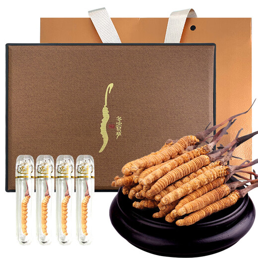 Liwei Leopard Cordyceps Boîte-cadeau 4-5 pièces / gramme 20 morceaux de cordyceps lyophilisés à haute altitude pour envoyer des cadeaux haut de gamme aux anciens et aux dirigeants