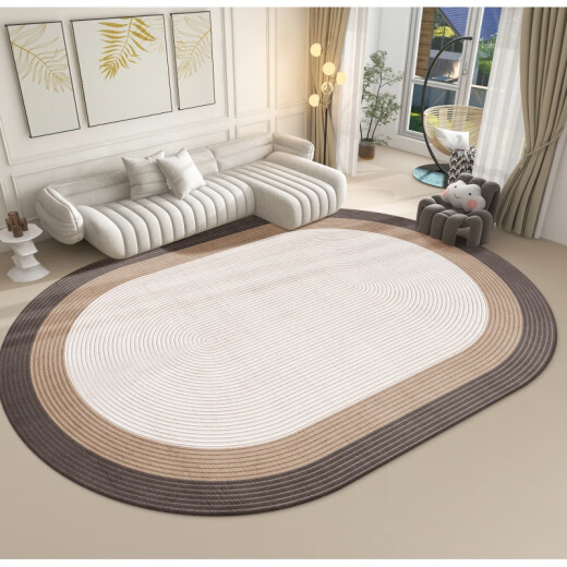 Sala de estar de alfombra manta de mesa de sofá de forma especial