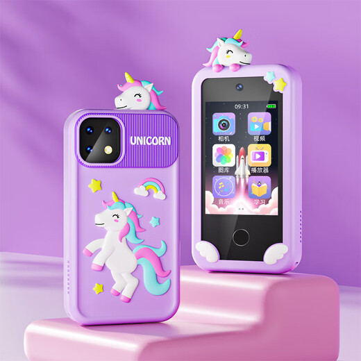 Juguetes para teléfonos móviles para niños Smart infancia en la primera infancia Toque Simulación de la pantalla del bebé puede tomar fotos especialmente para la cámara de niñas pequeñas Dinosaurio verde [32G] 22+ Aprendizaje Aplicación Día de Año Nuevo Regalo