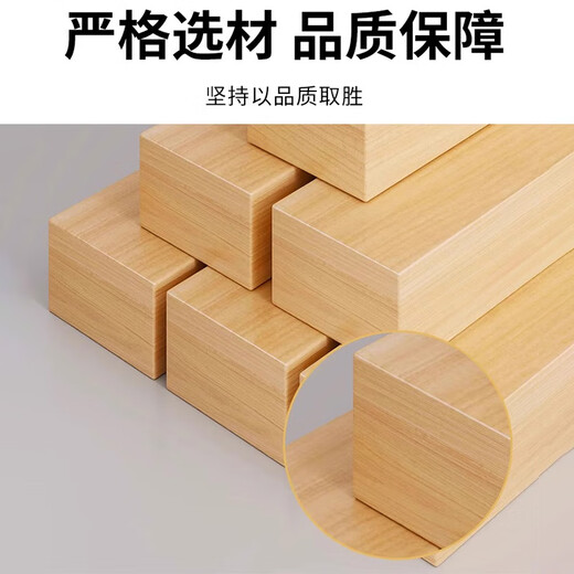 Muge household solid wood small bookcase student desk book storage bookshelf desktop organization book stand simple storage shelf environmentally friendly varnish style 40