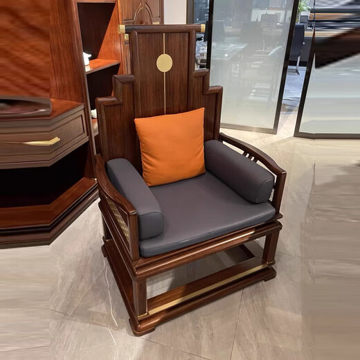 Ningqiu Luoge (NICHLORT) New Chinese Style Boss Desk Chairman Pewter Solid Wood Executive Desk Desk Desk Front Chair Black Gold Wood File Bookcase 3.2 Meter Boss Desk Black Gold Wood