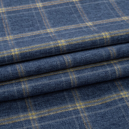 Shanshan (FIRS) pure cotton brushed shirt middle-aged dad wear business casual cotton plaid shirt for men coffee plaid 41