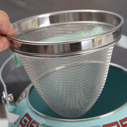 Oulijia enamel kettle large capacity teapot kettle boiling medicine pot milk tea pot flat bottom pot induction cooker gas universal with filter - Fanhua 3.3L