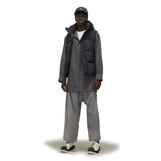 
Y-3 [must-have for travel] y3PUFF VEST down vest for men and women, thickened warm vest 51-JD9794 Black S