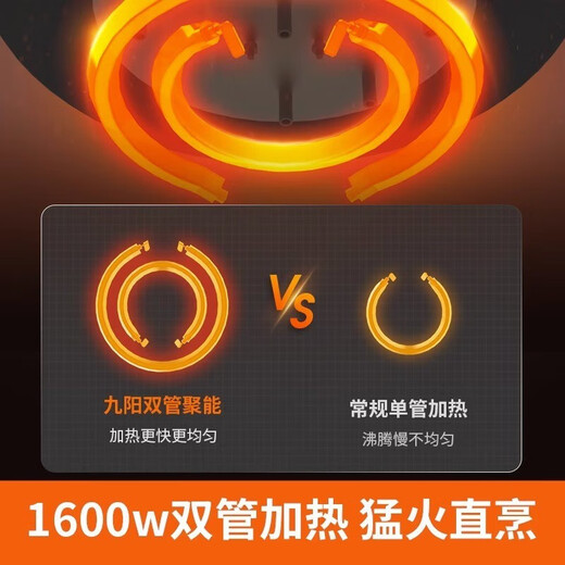 Joyoung electric cooker 6L large-capacity electric hot pot electric hot pot integrated steamer electric steamer dormitory small pot multi-functional small electric pot frying and shabu-shabu pot non-stick coating G100S