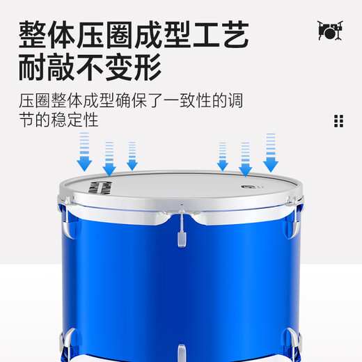 Jinbao Drum JBP-0976 Adult Drum Kit Kinderprofi Anfänger Jazz Drum Western Percussion Instrument