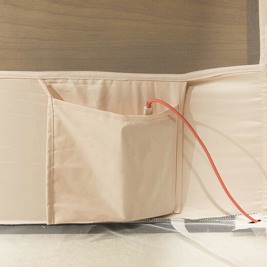 Fuanna Home Mosquito Net Baby Anti-fall Fence Mosquito Net Three Doors 1.5x2 Meter Bed Light Cake Encrypted Mesh