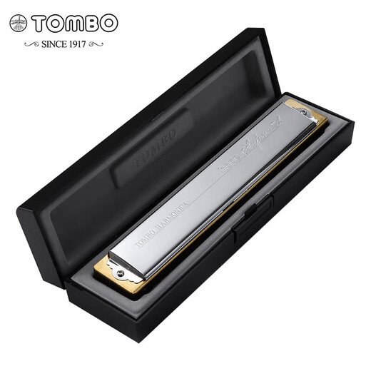 Tongbao Tombo harmonica japonais Gong importé Gong 24-trous polyphonique C Tune 6624S Général de niveau de performance 24-A Tune