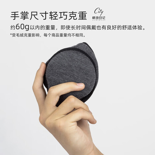 Polar Diary New Winter Wool Warm Earmuffs Men's Earmuffs Winter Ear Warmer Outdoor Sports Mountaineering Ear Bags A19Orion 1 piece