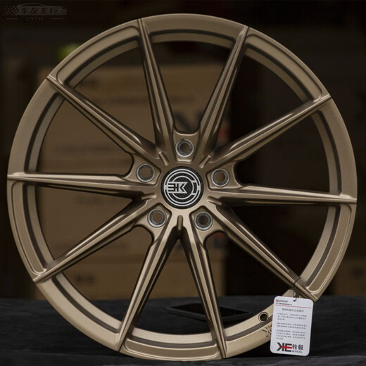 KE German WF-CF03 Internet celebrity spinning wheels are suitable for Mercedes-Benz, BMW, Audi Xingrui and Lynk & Co models, high-gloss silver (all aluminum alloy + spinning process) 19 inches 8.5J