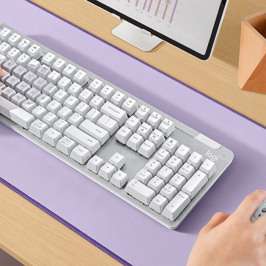 罗技（Logitech）K865机械键盘 （K845升级款）无线蓝牙键盘 商务办公 游戏电竞任切换 104键全尺寸 游戏键盘 K865童年回忆正派（无线蓝牙款）