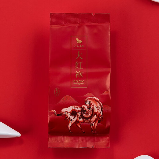 八马茶业 武夷山岩茶 大红袍 乌龙茶 茶叶自己喝 送礼盒装 160g【赠试茶*1+礼袋*1】