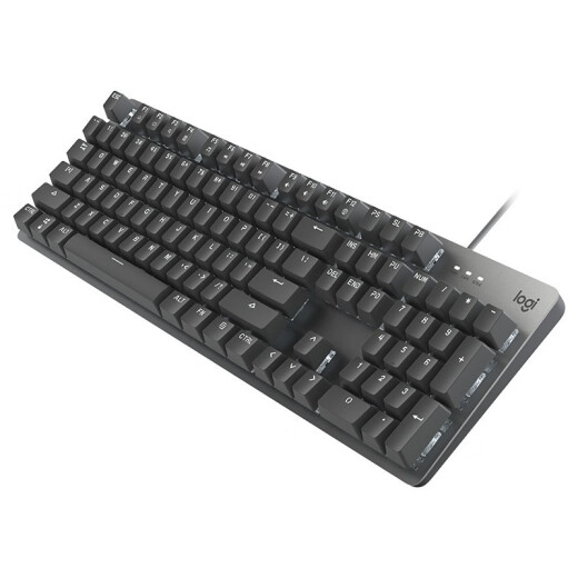 罗技（Logitech）机械键盘K845 有线键盘 全尺寸单光 TTC轴 游戏办公键盘 DIY键帽 K845红轴+白色透明键帽