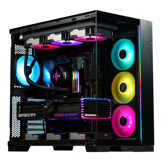 Colorful RTX5060/RTX5050 independent graphics + Intel i7 14700/i7 13700/i7 12700KF computer game console high-end e-sports design live broadcast desktop machine Configuration 6 | i7 12700KF + RTX4060