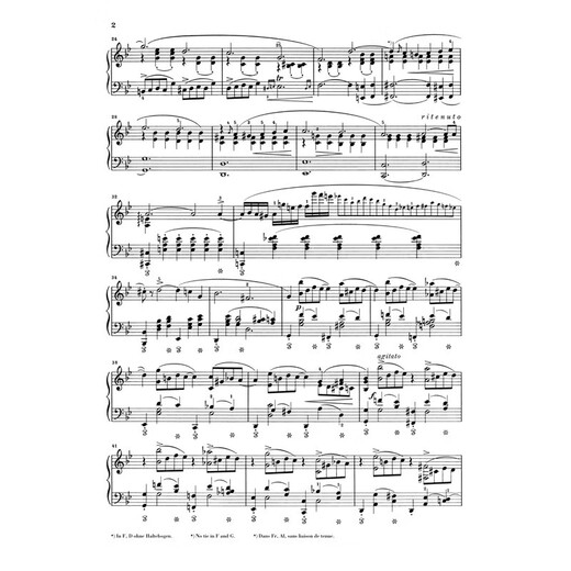 肖邦 叙事曲曲集 精装版 带指法钢琴独奏 亨乐原版 Chopin Ballades HN863