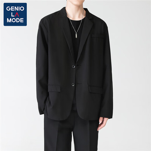 GENIOLAMODE品牌西服男装潮流单西春秋季休闲便西上衣新郎伴郎礼服外套男