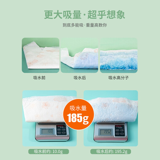 
CLCEY triangle scarf baby diapers T-type diapers diaper separator pad towel newborn diaper pants disposable diaper sheet cloth head breathable L-size T-type 32 pieces (5 shots 6) [suitable for 14-2