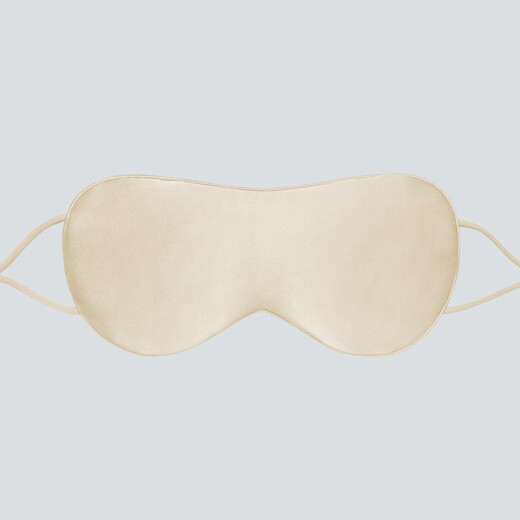 MANITO Cozy silk eye mask, ear-hook mulberry silk light-blocking sleep aid, drunk champagne Full