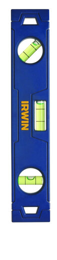 Irwin 22cm magnetic torpedo level three bubble measurement engineering special blue