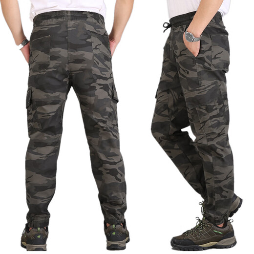 Wear-resistente Arbeitshosen für Männer tragen zu resistenten Hosen für Baustellen Auto Reparaturarbeiter Arbeiten und Arbeit Männer tragen im Herbst und Sommer [Frühlings- und Herbststil] 829 [vier Taschen] 185/3xl