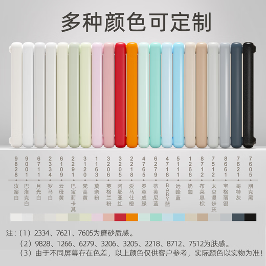 
St. Lawrence Radiator Household Plumbing Copper and Aluminum Double Waterway Art Radiator Centralized Heater Self-Heating Customized Radiator Copper and Aluminum 13570 Height 300mm*1 Column