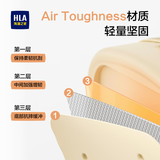 海澜之家（HLA）高颜值行李箱大容量拉杆箱女登机旅行箱包密码箱