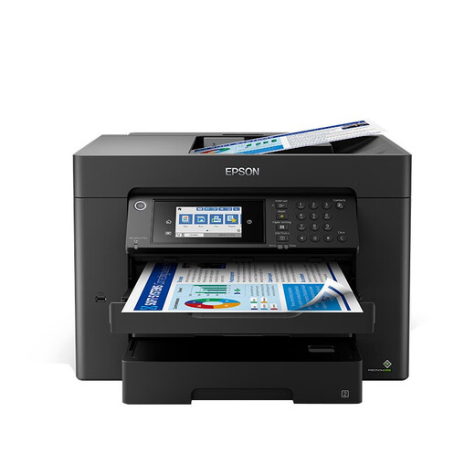 爱普生（EPSON）WF-7848 A4/A3+ 彩色喷墨打印机无线四合一 复印机 打印复印扫描传真多功能办公一体机