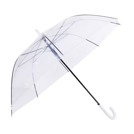 Disposable transparent white umbrella