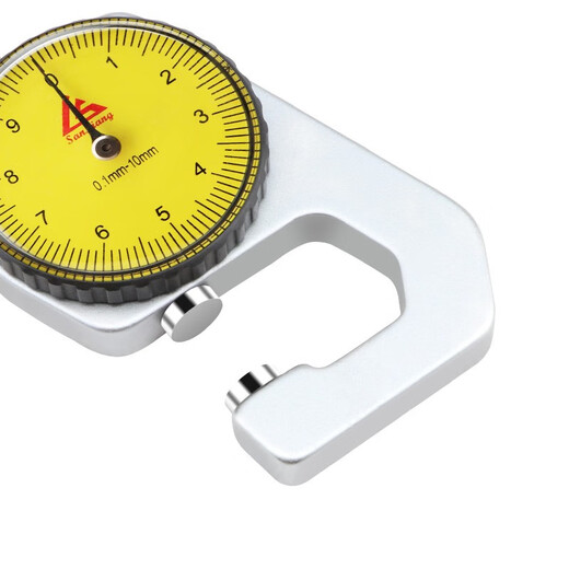 Three-quantity thickness gauge thickness gauge high-precision digital display thickness gauge thickness gauge thickness ruler JD064 0-10mm flat head 0.1
