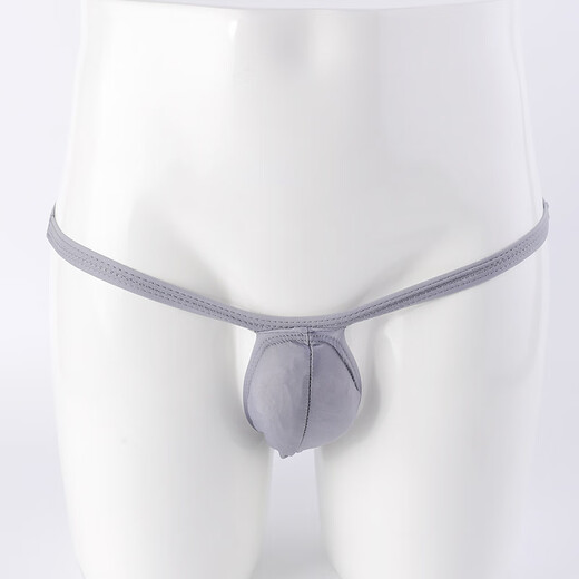Yiyue (Yiyue) Herrenunterwäsche pervertierte Männer Eis Seiden-Tanga Trendy Herren sexy u-konvex große Tasche Sommer niedrige Taille atmungsaktiv